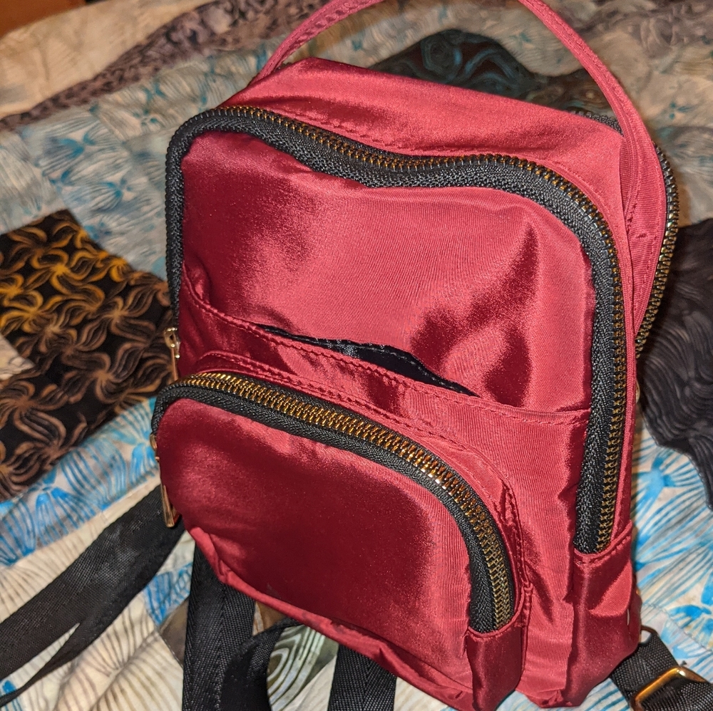 Mini Red Backpack